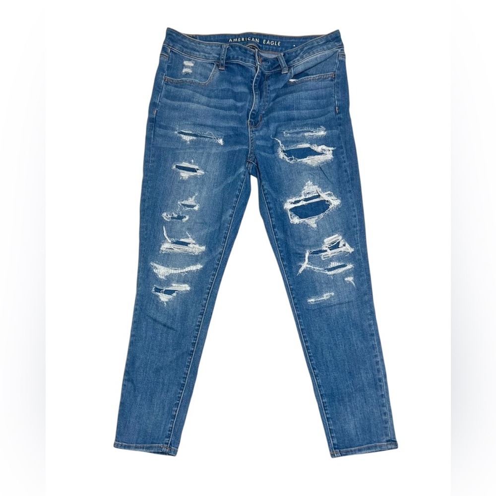 American Eagle HI-RISE Cropped Jeans | 12